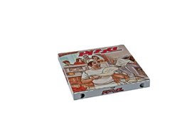 Pizza krabice 30x30x3cm - z vlnit lepenky / ostr hrany / 72030