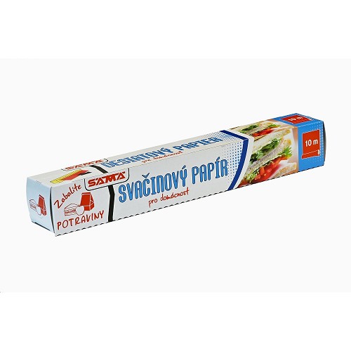 Svačinový papír (v roli) 30g/m2 28cm/10m (bal. v pap.boxu)