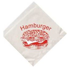 Sáček na hamburger 14x14cm / 71541