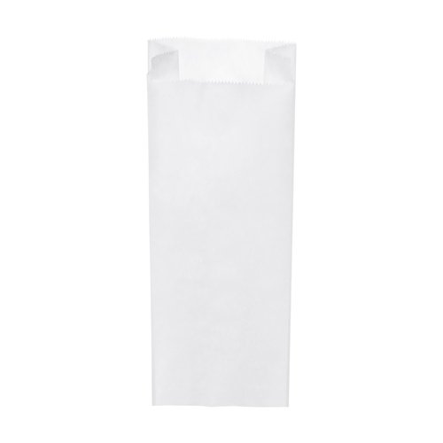 Papírový sáček (svačinový) bílý 15+7x42cm     (na 3 kg) / 71030