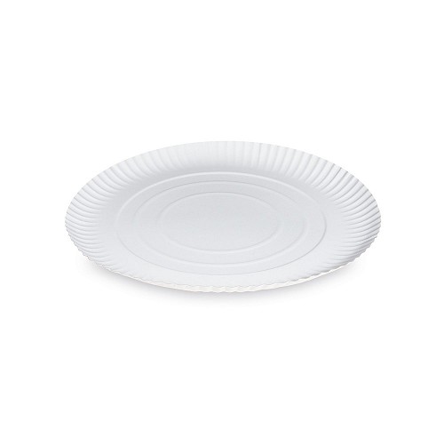 Talíř papírový hluboký bílý průměr 24cm / 71224