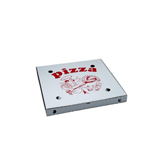 Pizza krabice 40x40x4cm - z vlnit lepenky / ostr hrany / 71940