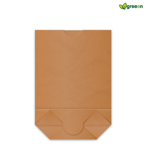 Papírový sáček s 145 mm křížovým dnem kraft 36x52cm     (na 10 kg) / 71090