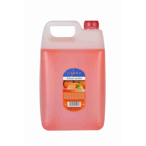 Tekuté mýdlo VIONE s perletí - růžové BROSKEV 5 l
