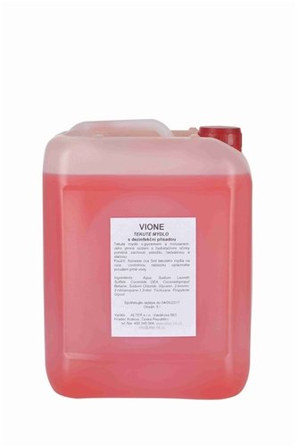 Tekuté mýdlo VIONE červené - EXTRA HYGIENE 5 l - antibakteriální (s dezinfekční přísadou)