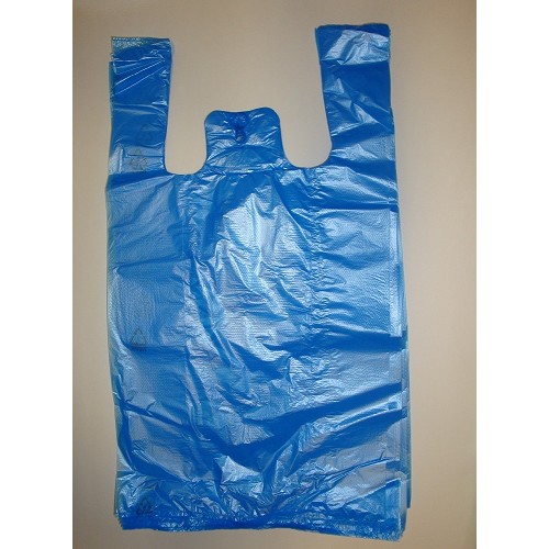 HDPE taka blok. . 10 - modr Siln 30+18x54cm/11mikr.