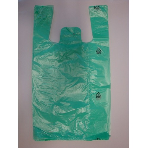 HDPE taka blok. . 10 - zelen Siln 30+18x54cm/11mikr.