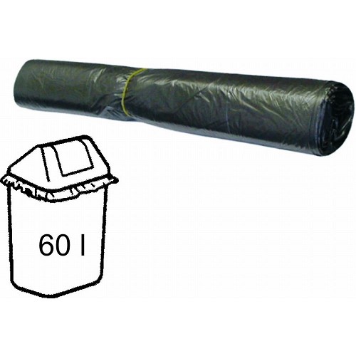 HDPE sek na odpad ed 60x80cm/20my - 60l