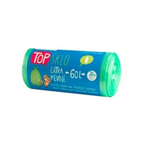 HDPE pytel na TDN odpad SKLO 60l - zelen
