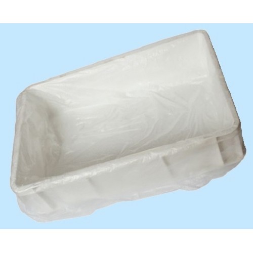 HDPE pytel (do řeznických přepravek) 72+2x20x70cm/ 15mikr.