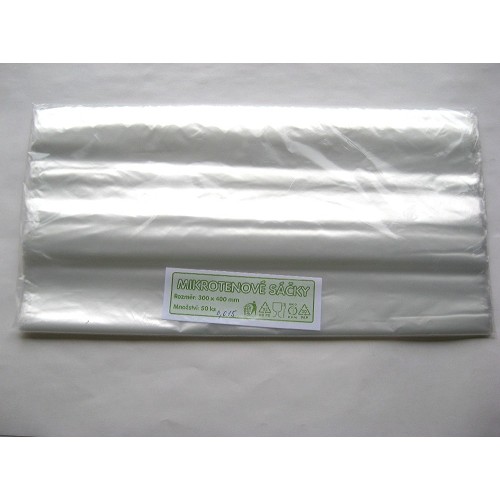 HDPE sek k zamraen potravin 30x40cm/ 15mikr. - ir EXTRA PEVN