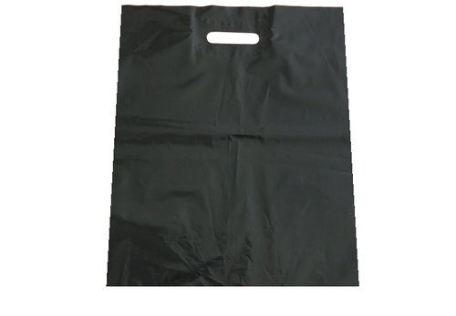 PE taška průhmat černá 35x50cm