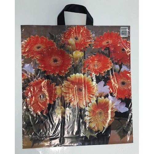 PE taška foto - GERBERA 44x48cm