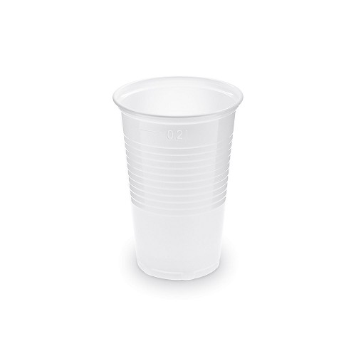 Kelímek na nápoje (PP) bílý 200 ml / 73202