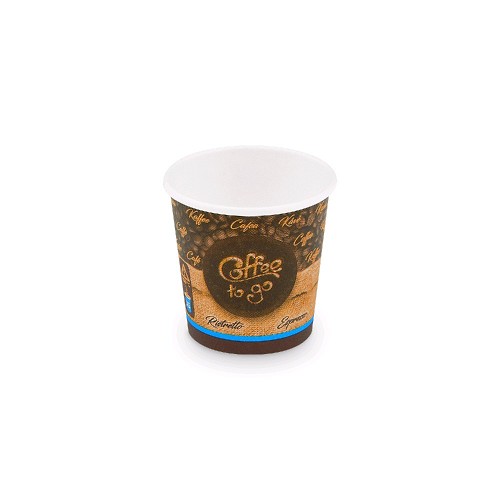 Papírový kelímek s potiskem "Coffee to go" - XS 110 ml - Espresso, prům. 62mm / 76611 m