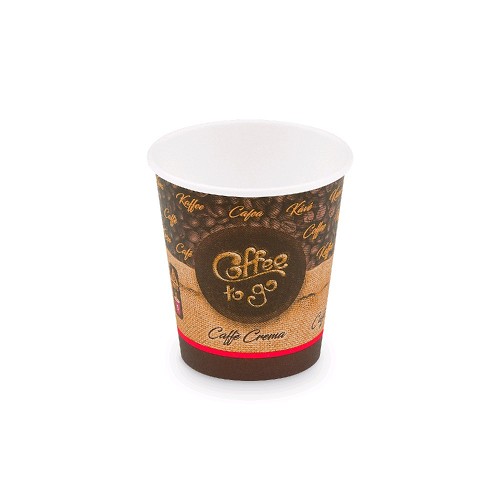 Paprov kelmek s potiskem &quot;Coffee to go&quot; - S 200 ml, prm. 73mm / 76620 