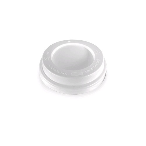 Víčko vypouklé bílé pro papír. kelímky s prům. 90mm / 76294