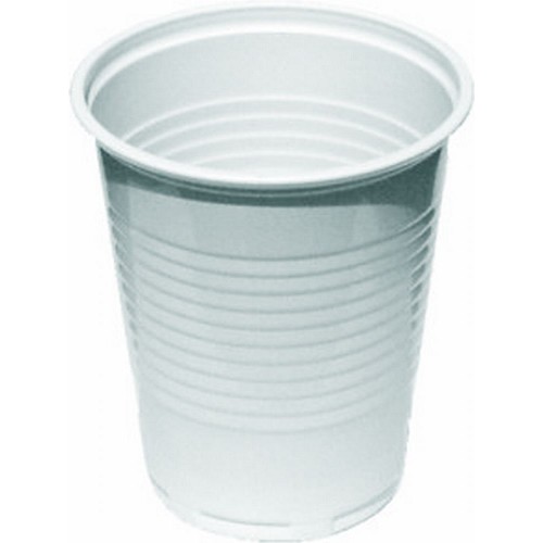 Kelímek na nápoje (PP) bílý 180 ml / 73201