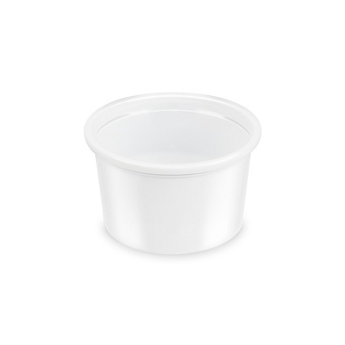 Dresinková miska (PP) bílá 30 ml / prům. 46x28mm / PP332