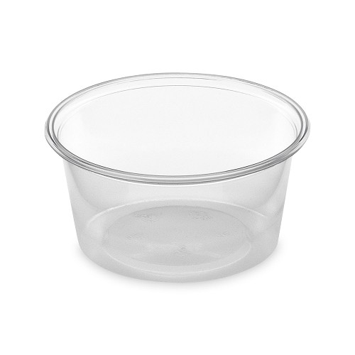 Dresinková miska (PP) průhledná 80 ml / prům. 70x35mm / 74808