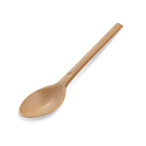 Lžíce bio-kompozit, přírodní hnědá  17 cm  / 40006