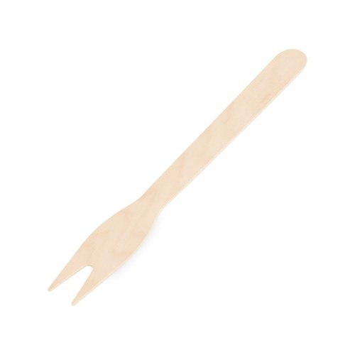 Vidlička svačinová ze dřeva 12 cm / 66762