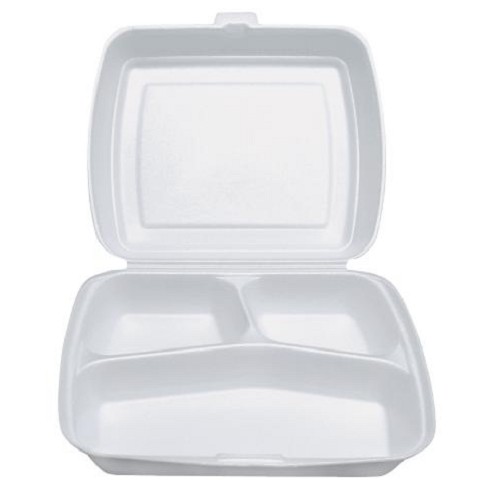 Menu box 3-dln, XPS (125ks) 241x207x69mm / 75633