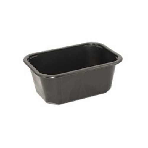 Miska 500ml černá / na zatavení 160x110x66mm / 16711