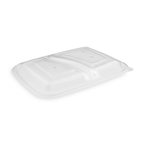 Víčko vypouklé průhledné 2-dílné pro menu mísu L  25 x 18,5 x 2 cm / 78202