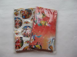 Dárková taška papír. vánoční - A 3 11x21cm
