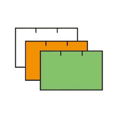 Etiketa CONTACT barevn - hranat 25x16mm