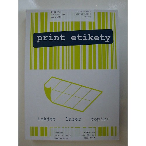 Etiketa Print 66x70mm