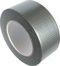 Lepící páska stříbrná s vodící tkaninou 48mm/50m /67299