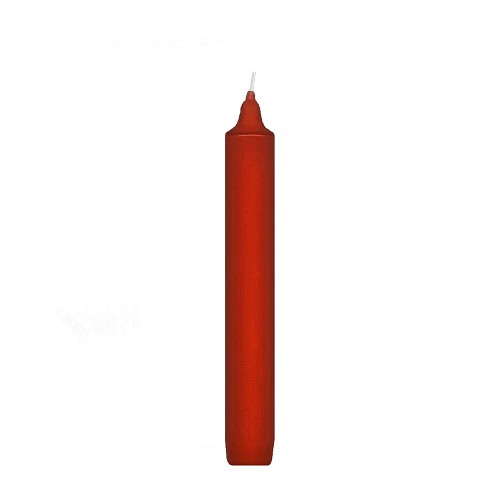Svíčka rovná červená 17 cm / 32201