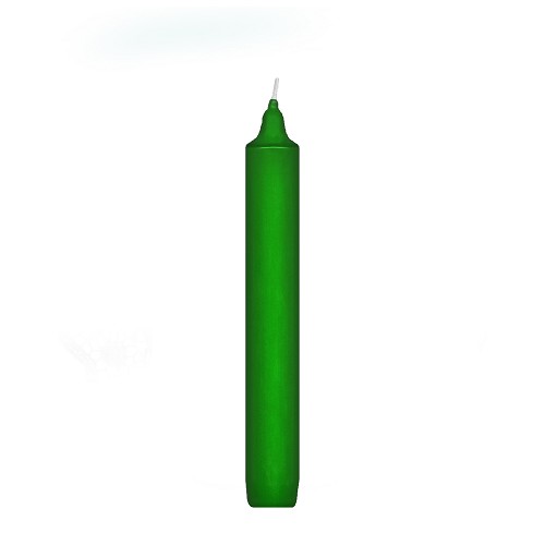 Svíčka rovná tmavě zelená 17 cm / 32206