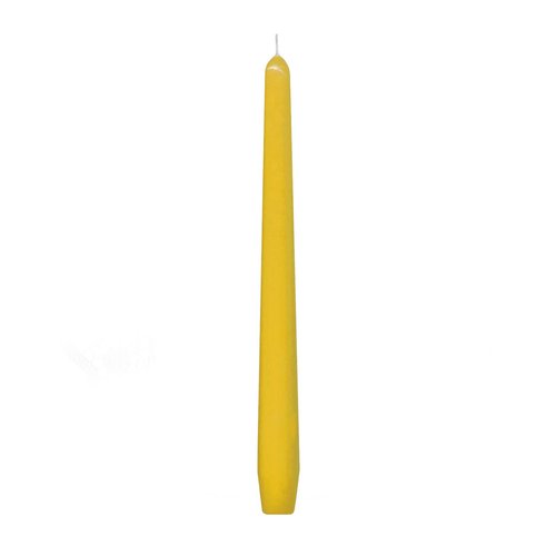 Svíčka kónická žlutá 24cm / 31105