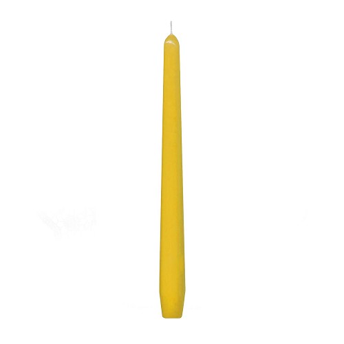 Svíčka kónická žlutá 24cm / 31105
