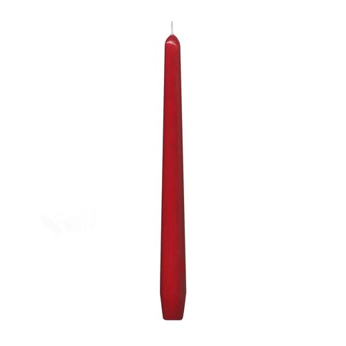 Svíčka kónická červená 24cm / 31101