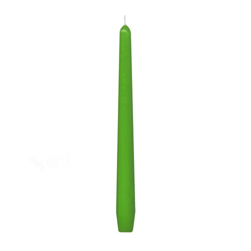 Svíčka kónická zelená 24cm / 31106