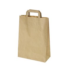 Papírová taška hnědá  26x14x32cm / 80g/m2 / 47428