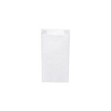 Papírový sáček (svačinový) bílý 12+5x24cm     (na 1kg) / 71010