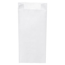 Papírový sáček (svačinový) bílý 20+7x45cm     (na 5 kg) / 71050
