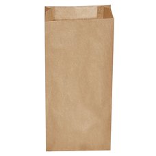 Papírový sáček (svačinový) hnědý 20+7x43cm (na 5 kg) / 70950