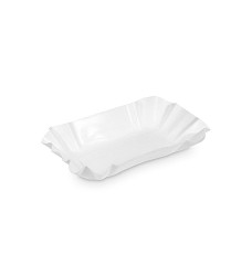 Paprov miska nepromastiteln hranat bl 14 x 9 x 3 cm / 71301