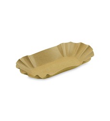 Paprov miska nepromastiteln ovln kraft (hranolky) 17,5 x 10,5 x 3 cm / 48203