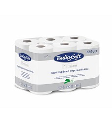 Toaletn papr bl (100% celuloza) 2-vrst. BULKYSOFT ( 180 trk, nvin 19m) 66530