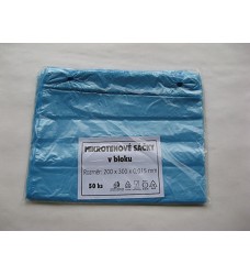 HDPE sek k zamraen potravin  20x30cm/ 12mikr. modr