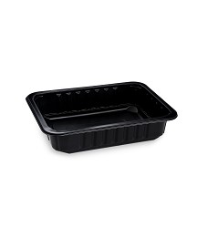 Menu miska (PP) nedlen ern 227 x 178 x 50 mm / 78511