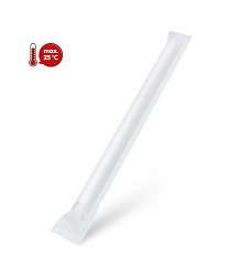 Slmka / brko paprov JUMBO ern BUBBLE TEA hygienicky balen - 21 cm, prm. 12 mm  / 40999