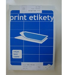 Etiketa Print 105x48mm